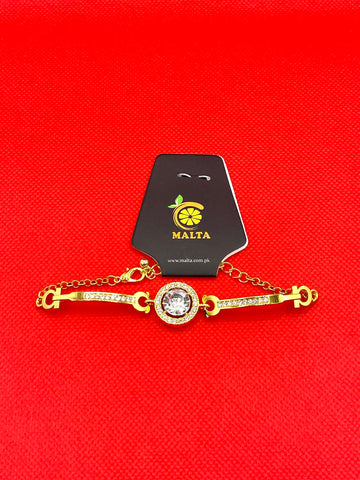 Golden Bracelete with Stone